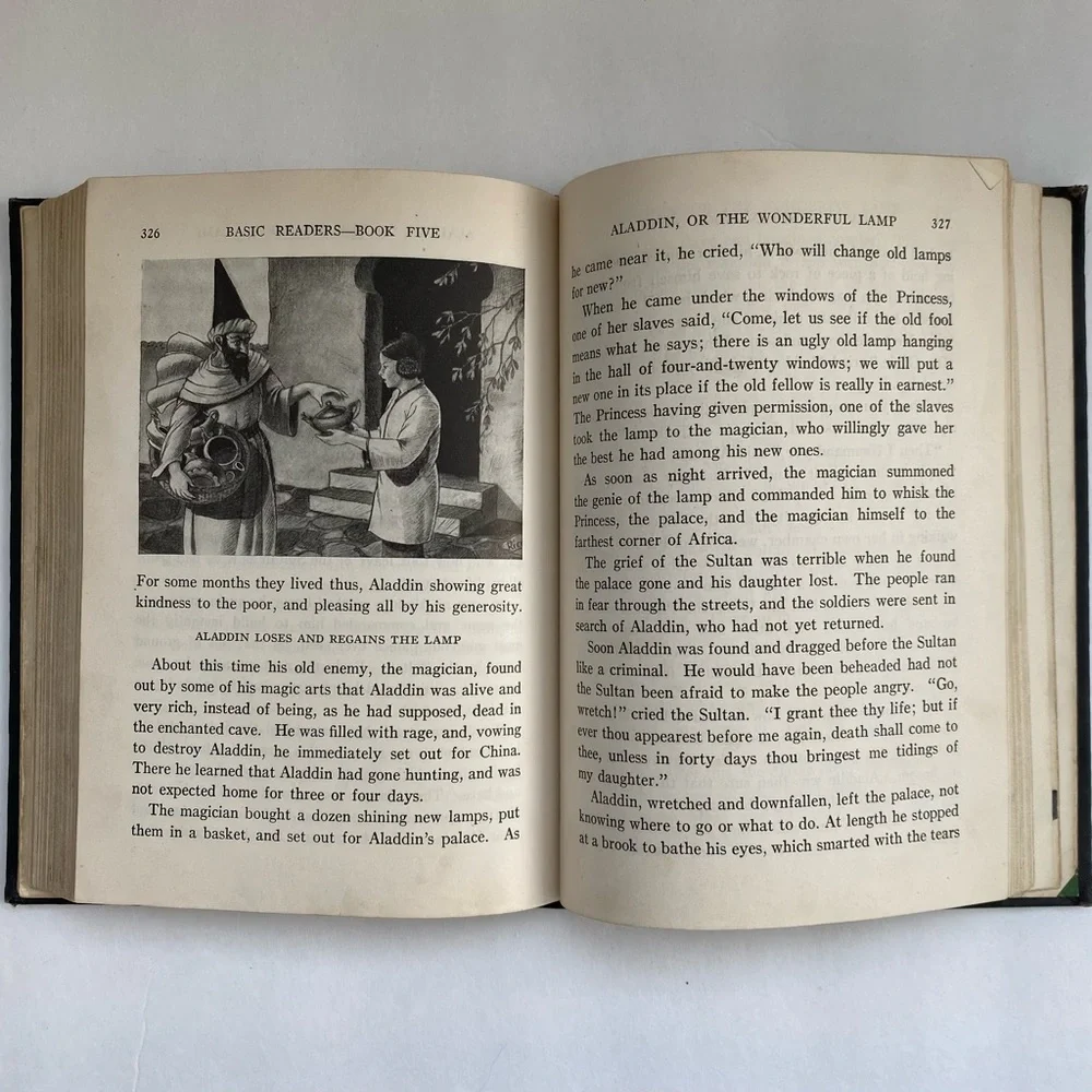 Vintage Basic Readers Book Five 1931 Elson-Gray Primer
